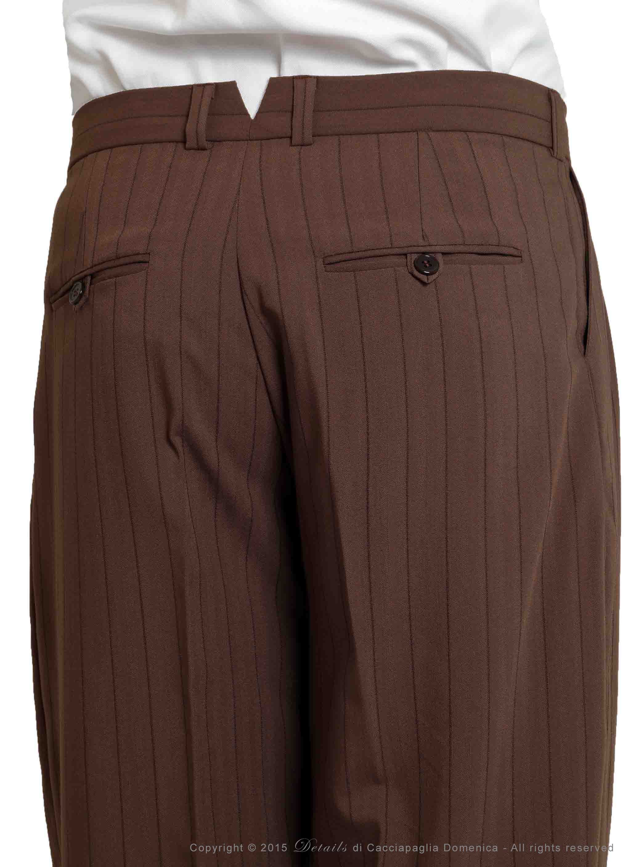 Pantalone Gaelle gessato uomo