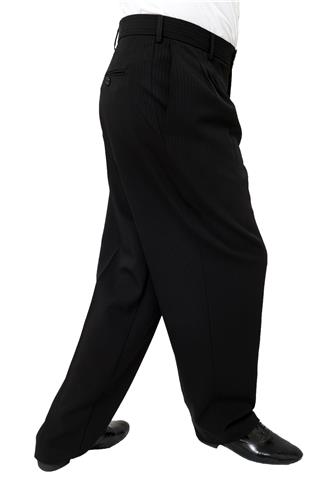 Pantalone Nero Gessato Render