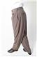 Pantalone Gessato Largo Beige