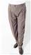 Pantalone Gessato Largo Beige