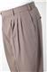 Pantalone Gessato Largo Beige