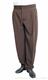 Pantalone Gessato Largo Marrone